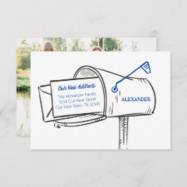 Blauw Onze nieuwe adresmailbox verplaatsen