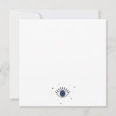 Blauw oog, boze oogbescherming, succes (Achterkant)