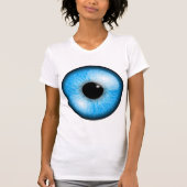 Blauw Oog Dames T-Shirt (Voorkant)