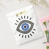 Blauw oog geluk bescherming kwaadaardig oog bedankzakje (Gezegeld)