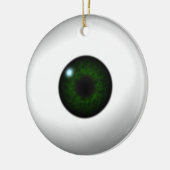 Blauw oog/Groen oog Keramisch Ornament (Links)