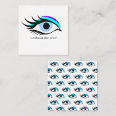 Blauw oog informatiekaartje (Voorkant / Achterkant)
