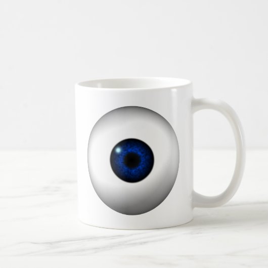 blauw oog koffiemok (Rechts)