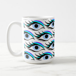 Blauw oog koffiemok