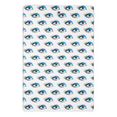 Blauw oog mini klembord (Achterkant)