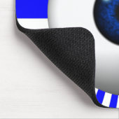 blauw oog muismat (Hoek)