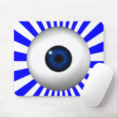 blauw oog muismat (Met muis)