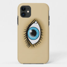 Blauw oog pictogram