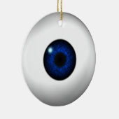 Blauw oog / Rood oog Keramisch Ornament (Rechts)