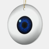 Blauw oog / Rood oog Keramisch Ornament (Links)