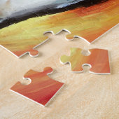 Blauw oog schilderen legpuzzel (Zijkant)