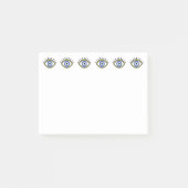 Blauw oog, succes, griekboze oogbescherming  post-it® notes (Voorkant)