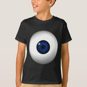 blauw oog t-shirt