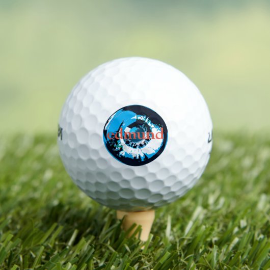 Blauw Oogbal Golfbal Golfballen (Insitu Shirt)