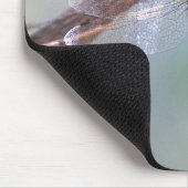 Blauw - Oogige Darner Dragonfly Muismat (Hoek)