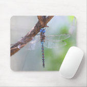 Blauw - Oogige Darner Dragonfly Muismat (Met muis)