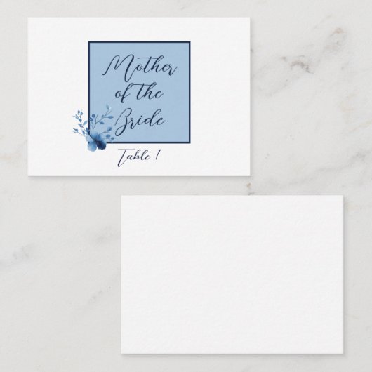 Blauw op Blauw, Bloesem Bloesem Plaatskaartje (Voorkant / Achterkant)