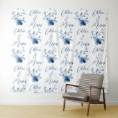 Blauw op Blauw, Bloesem Bloesem Wandkleed (In Situ (horizontaal))