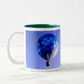 Blauw op blauw I Tweekleurige Koffiemok (Links)