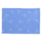 Blauw op blauw kussensloop (Achterkant)