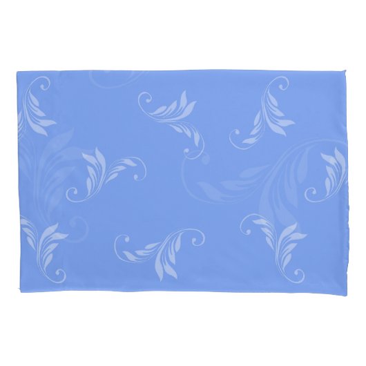 Blauw op blauw kussensloop (Voorkant)