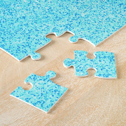 Blauw op blauw legpuzzel (Zijkant)
