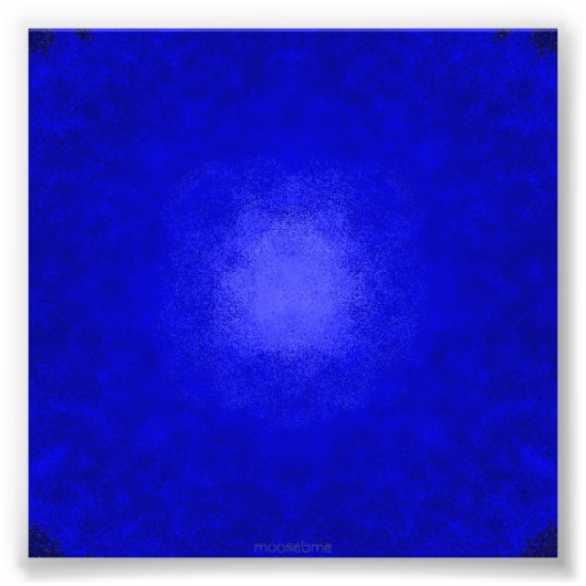 Blauw op blauwe Stippen Foto Afdruk (Voorkant)