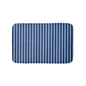 Blauw op Blauwe Strepen Badmat (Voorkant)