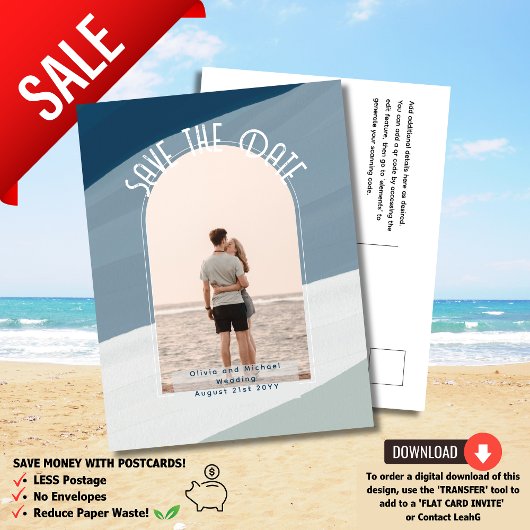 BLAUW | Op een budget? Kies voor een foto Save The Briefkaart