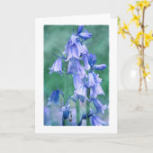 Blauw op Groen Kaart (Gele Bloem)