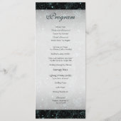 Blauw op het Zwarte BloemenProgramma van de Grens Programmakaart (Achterkant)