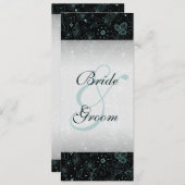 Blauw op het Zwarte BloemenProgramma van de Grens Programmakaart (Voorkant / Achterkant)