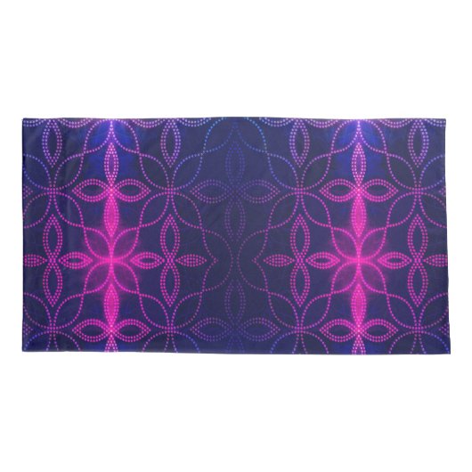 Blauw op paarse Kussensloop (Achterkant)