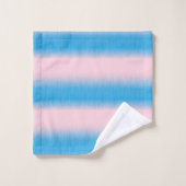 Blauw op roze horizon bad handdoek (Wasdoekje)