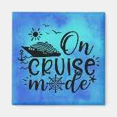 Blauw op scheepsdeursluiter voor kruismodus magneet (Voorkant)