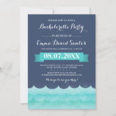 Blauw op Zee Bachelorette Kaart (Voorkant)