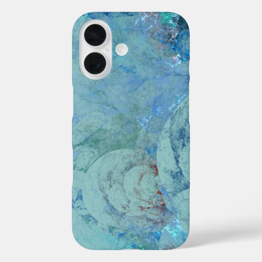Blauw Opal Abstract Case-Mate iPhone Case (Achterkant)