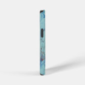 Blauw Opal Abstract iPhone Hoesje (Rechterkant)