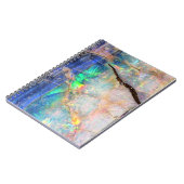 Blauw opal afdrukken notitieboek (Linkerzijde)