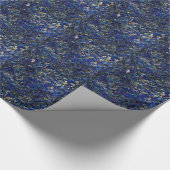 Blauw Opal Cadeaupapier (Hoek)