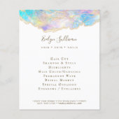 Blauw opal Flyer (Voorkant)