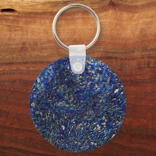 Blauw Opal Sleutelhanger (Voorkant)
