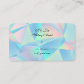 Blauw Opal Stone Design visitekaartje (Voorkant)
