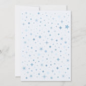 blauw-oranje astronaut Panda Kaart (Achterkant)