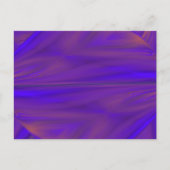 Blauw Oranje en Paars Abstract Design Pattern Briefkaart (Voorkant)