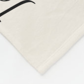 Blauw Oranje Floral moeder We houden van je Fleece Deken (Hoek)