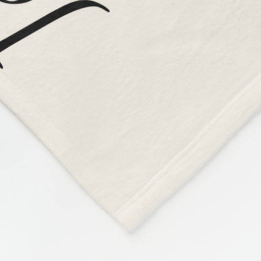 Blauw Oranje Floral moeder We houden van je Fleece Deken (Hoek)