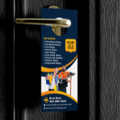 Blauw Oranje Huis Wassen Exterieur Schoonmaak Serv Deurhanger