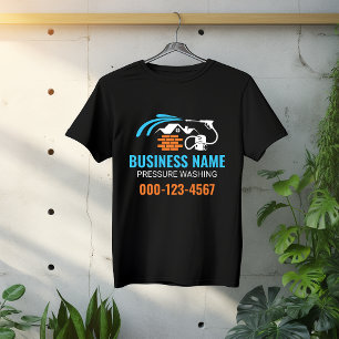 Blauw Oranje Power Was Business Logo T-shirt