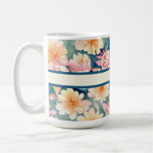 Blauw, Oranje, rood, Waterverf, gepersonaliseerd Koffiemok (Links)